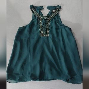 Green blouse